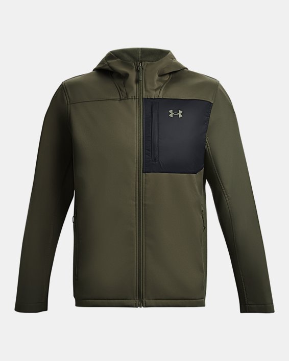 Men's UA Storm ColdGear® Infrared Shield 2.0 Hooded Jacket, Green, pdpMainDesktop image number 5
